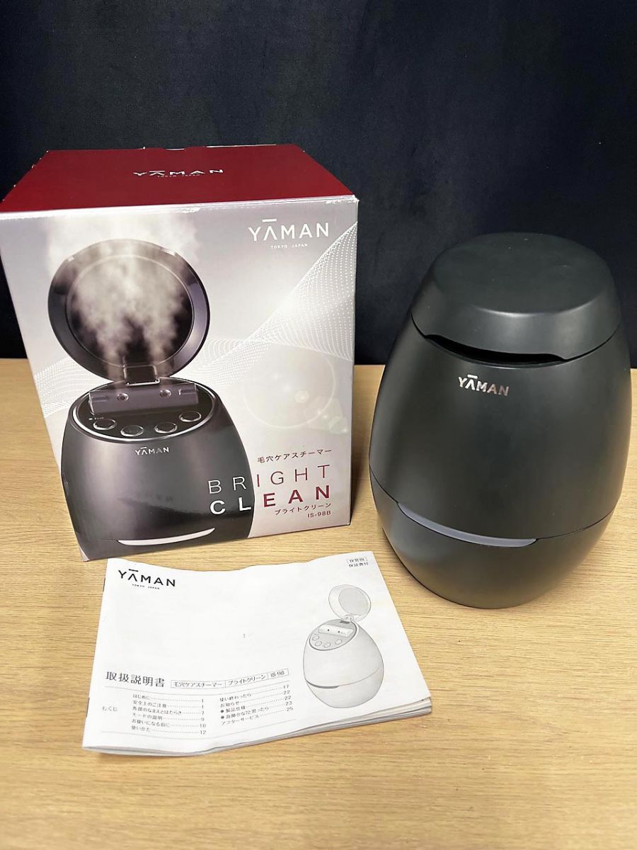 【新品】YAMAN BRIGHT CLEAN フェイススチーマー IS-98B ブライトクリーン｜フェイスケア（美顔器・スチーマー） | YA-MAN