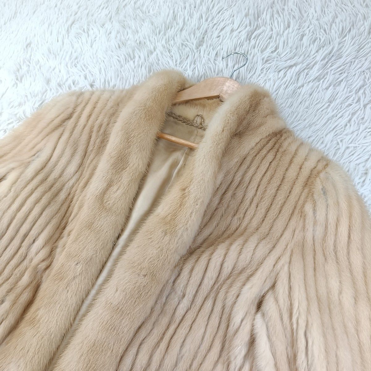 パステルミンク ファーコート ミンクコート ミンクジャケット リアル