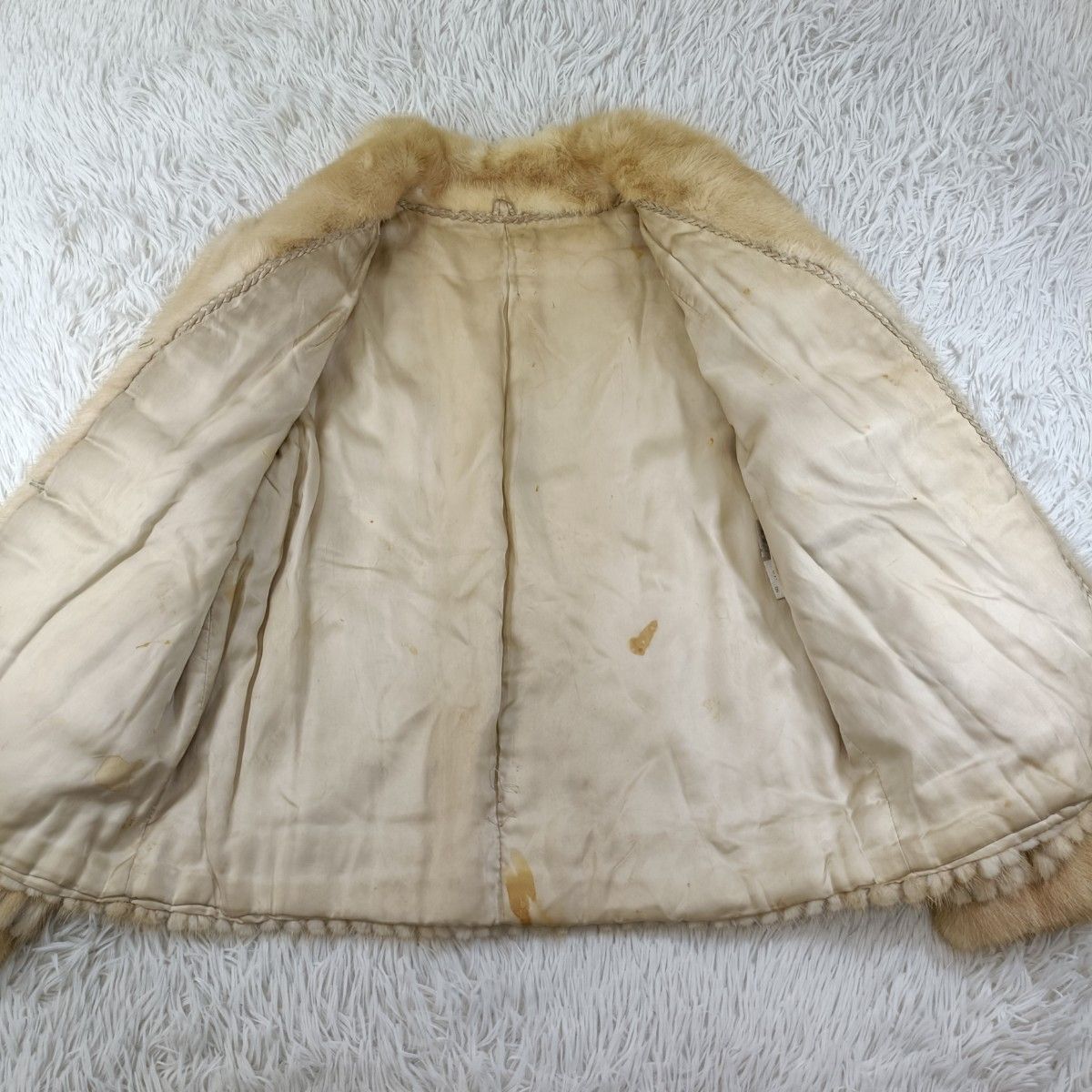 パステルミンク ファーコート ミンクコート ミンクジャケット リアル