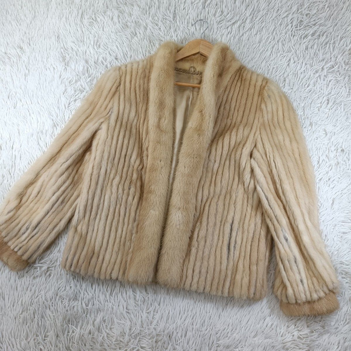 パステルミンク ファーコート ミンクコート ミンクジャケット リアル