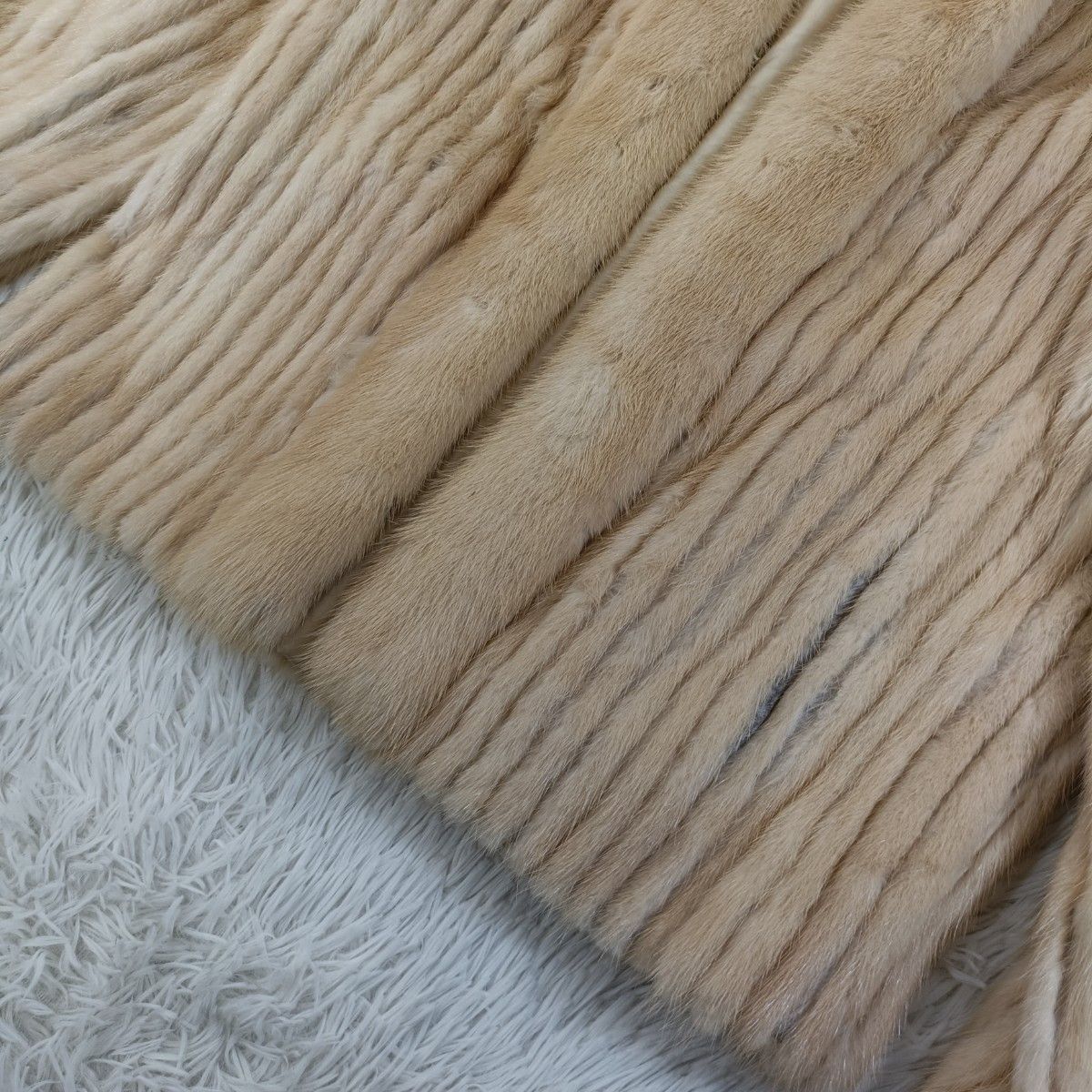 パステルミンク ファーコート ミンクコート ミンクジャケット リアル