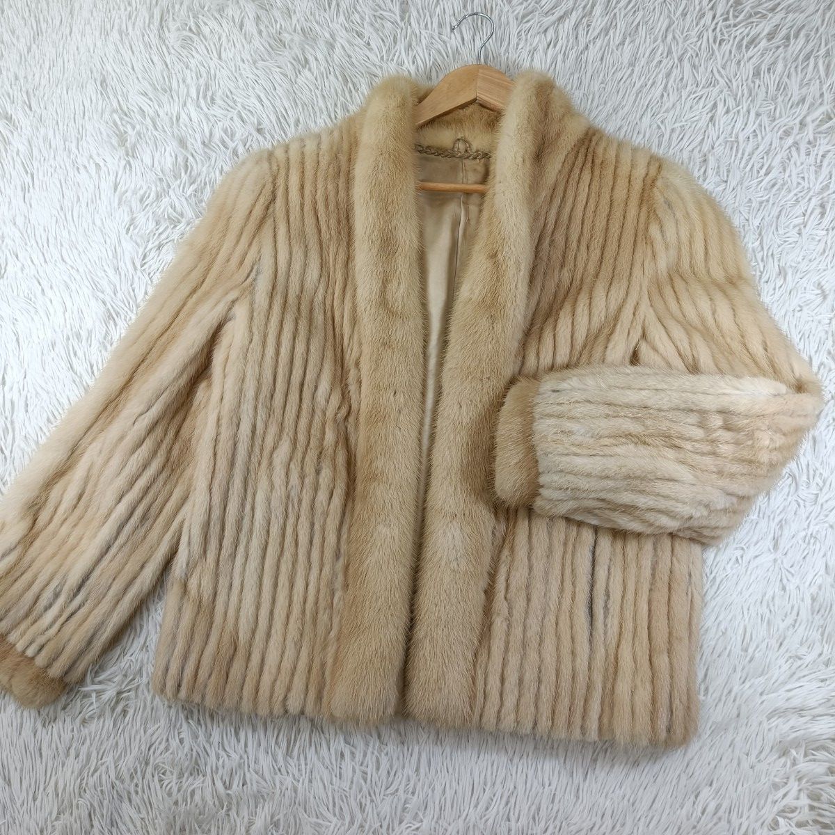 パステルミンク ファーコート ミンクコート ミンクジャケット リアル