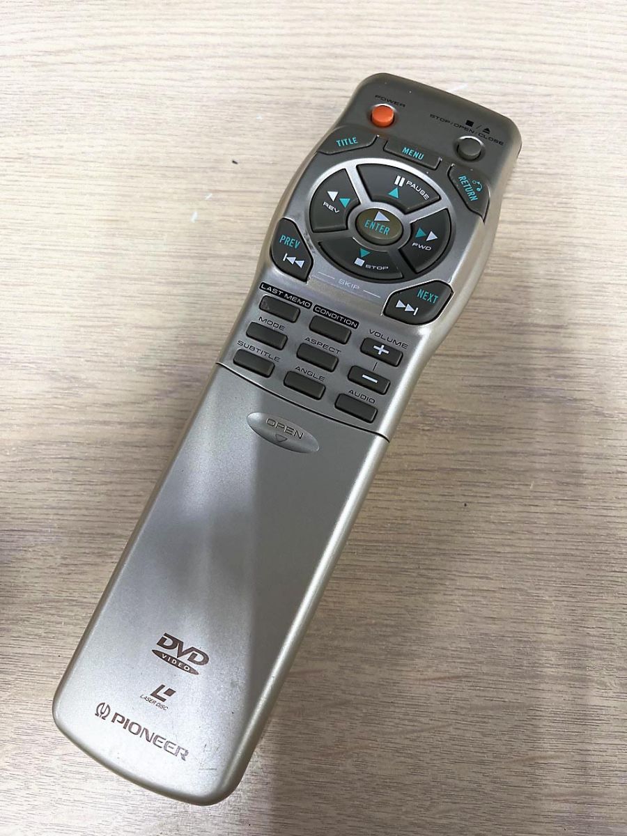 Pioneer パイオニア LDプレーヤー DVL-9用 リモコン CU-DV002 - メルカリ