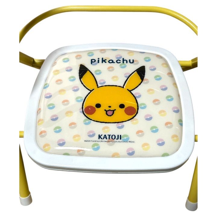 KATOJI ピカチュウ まめチェア ベビーチェア 折りたたみパイプイス
