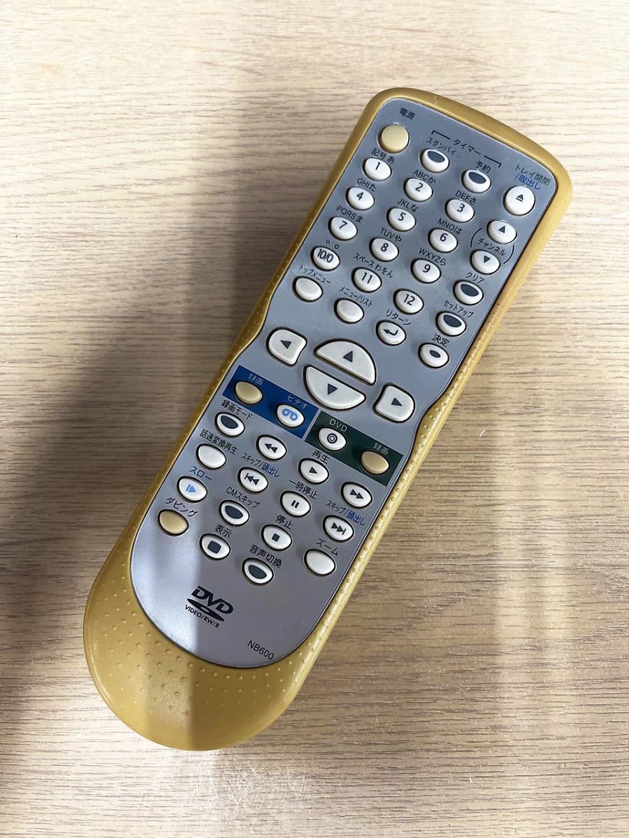 FUNAI フナイ VHSビデオデッキ一体型DVDレコーダー リモコン NB600