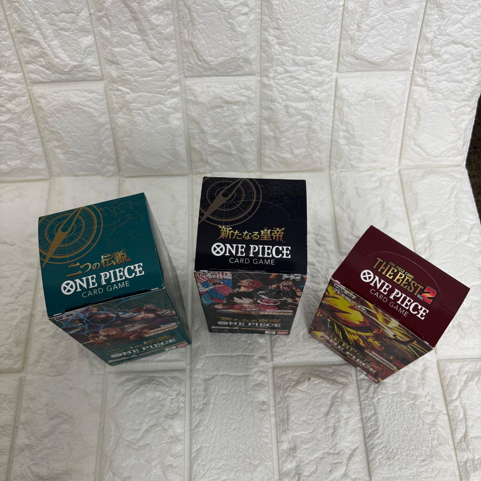 ▪️【ボックス未開封3点セット】ONE PIECE ワンピース ブースター