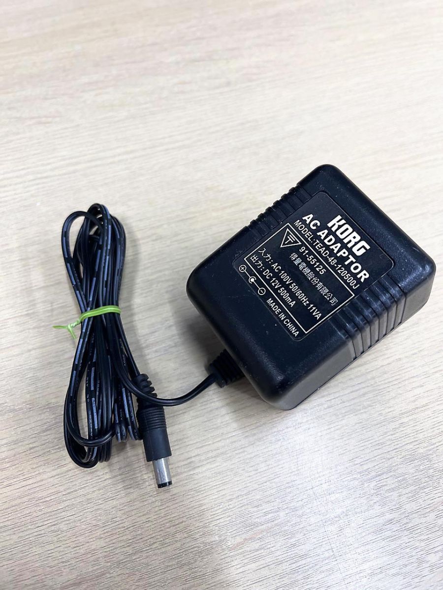 純正 KORG コルグ ACアダプター 12V 500mA TEAD-48-120500J - メルカリ
