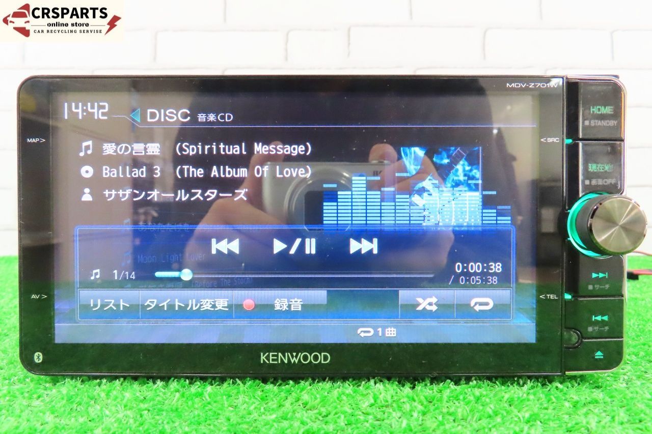 KENWOOD MDV-Z701W ケンウッド KENWOOD MDV-X701 Bluetooth 地デジ SD