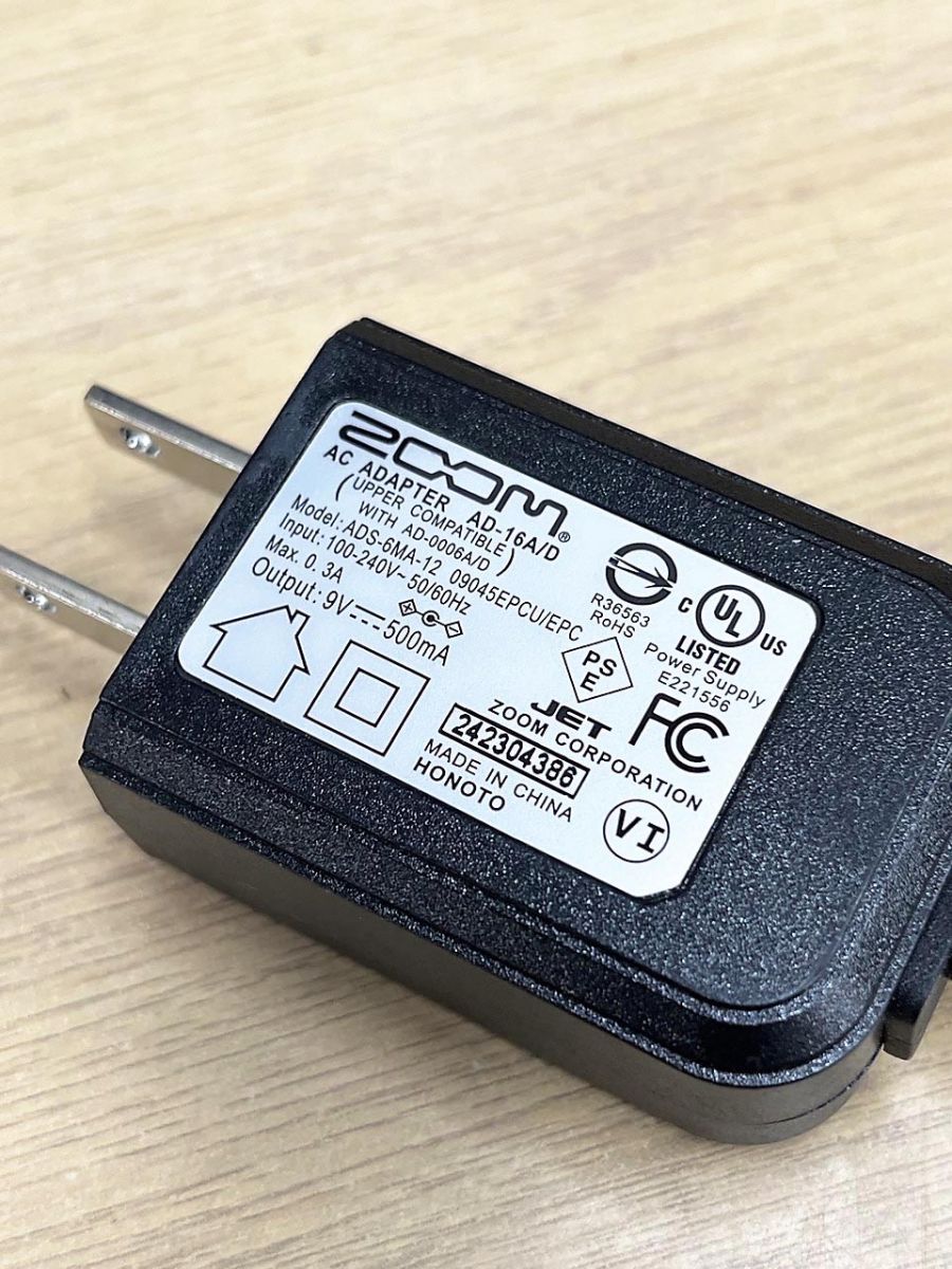 ZOOM ズーム MS-50G+ 純正ACアダプターAD-16A 付き mt0017999.jpg
