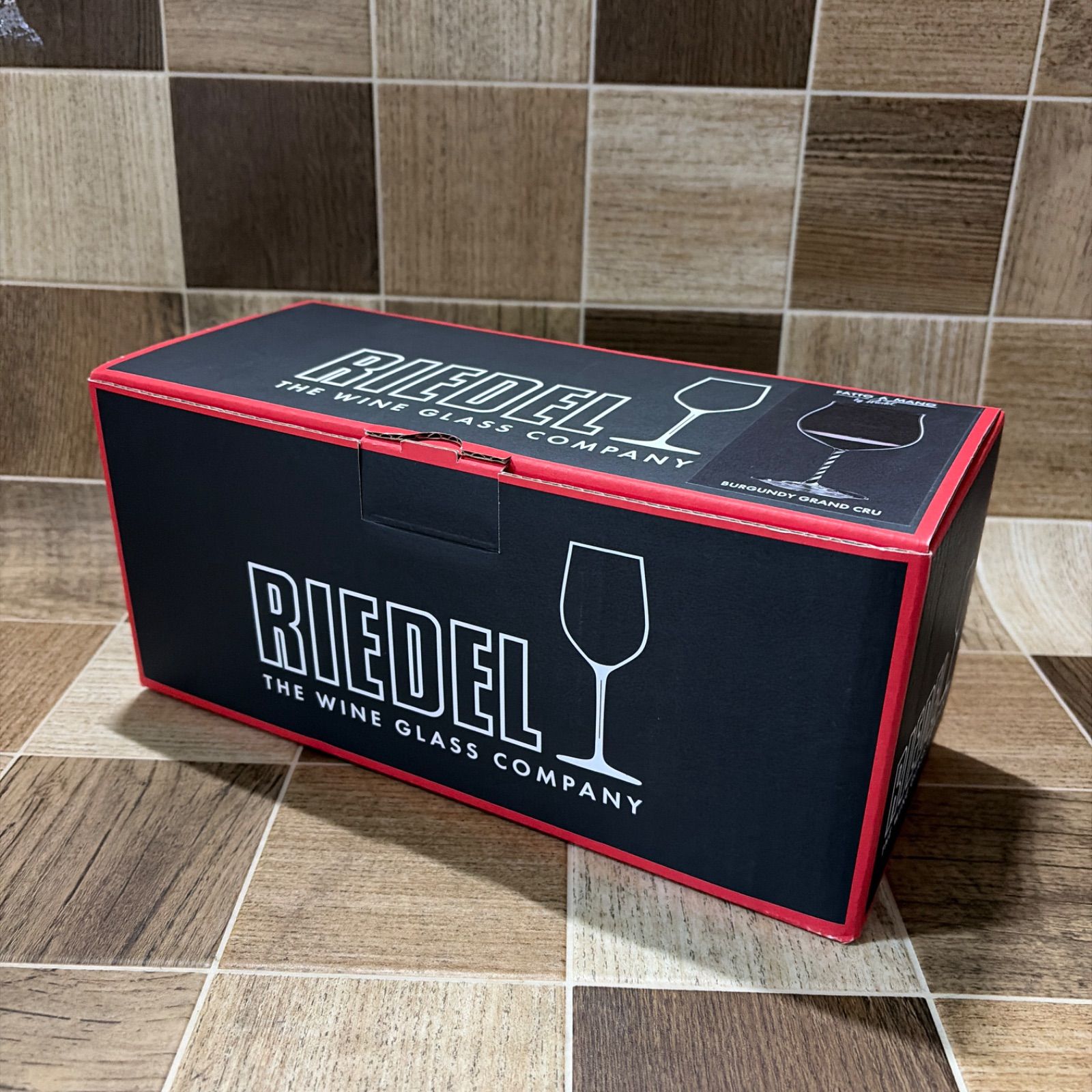  展示♥品 Riedel リーデル ワイングラス GRAND CRU ツイスト 4900|16 BWT ブラック-ホワイト デザートスプーン ワイングラス アルコールグラス