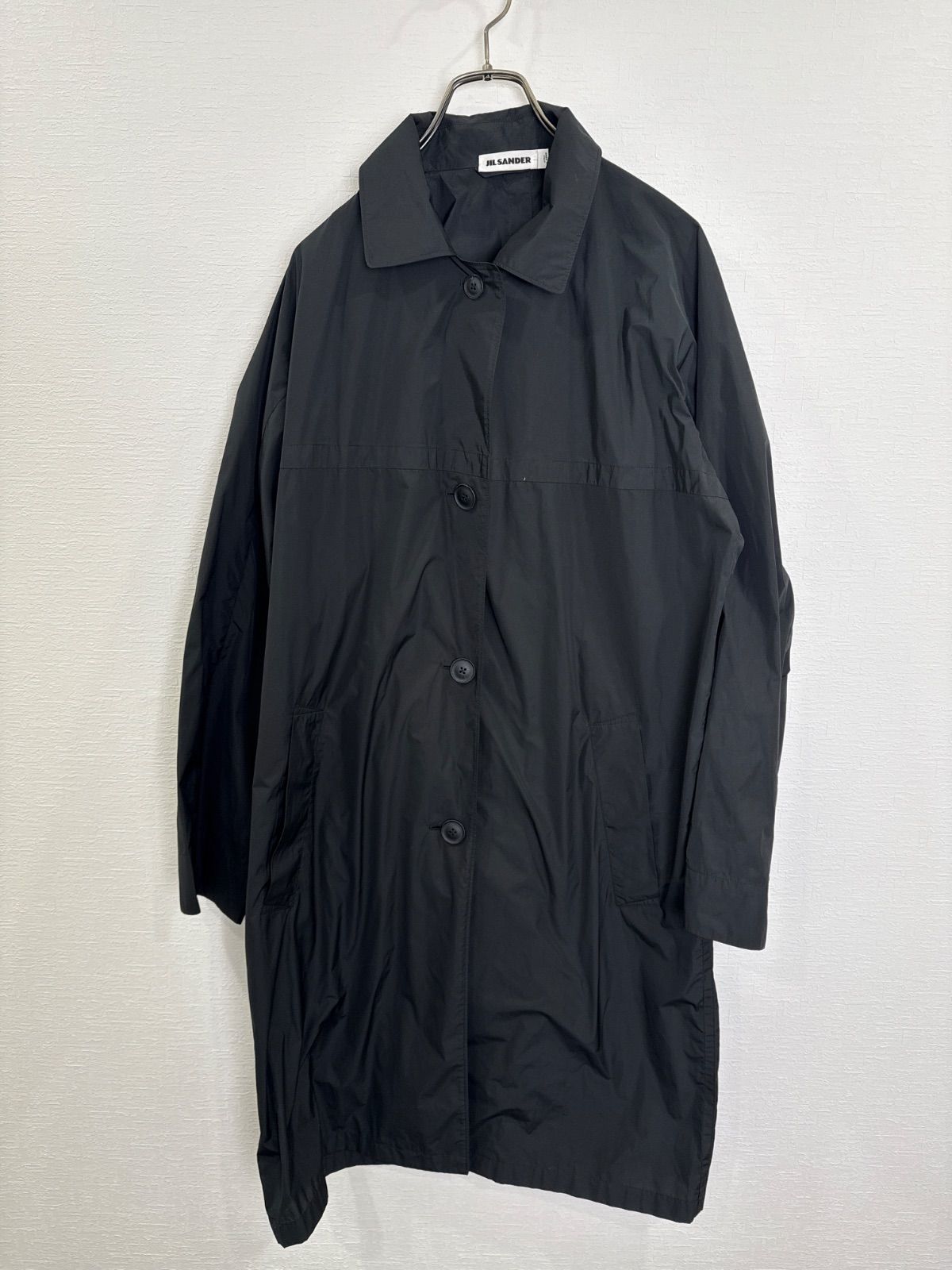 R00757｜JIL SANDER ジルサンダー｜ロングコート Long Coat｜ネイビー