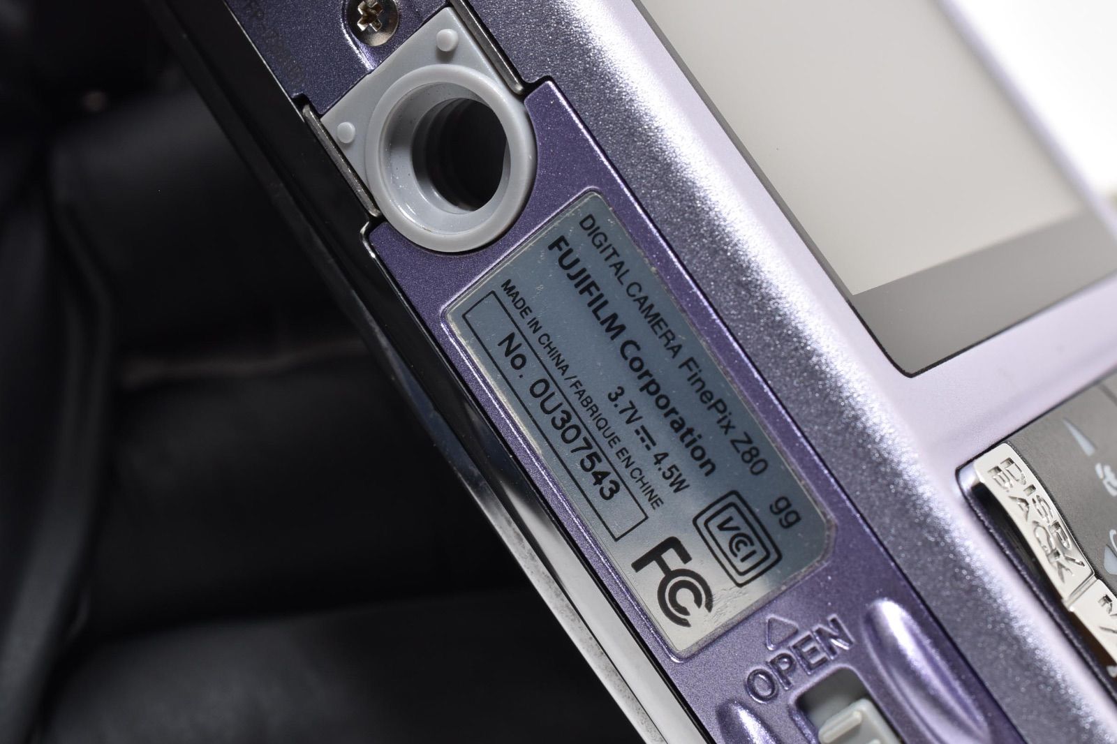 美品】フジフィルム FUJIFILM FinePix Z80 ラベンダー コンパクト
