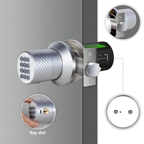 自動ロック バックアップメカニカルキー