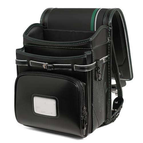 ランドセル 男の子 4 Lワイドサイズ 7 付き 低反発クッション 60 mmワイドベルト 反射 小学生 黒 青 緑 黄色 かっこいい 自動ロック ワンタッチロック A 4フラットファイル対応 軽量 大容量 627 ba 48