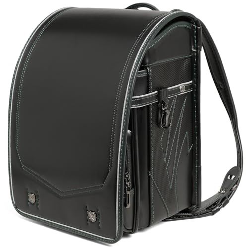 ランドセル 男の子 4 Lワイドサイズ 7 付き 低反発クッション 60 mmワイドベルト 反射 小学生 黒 青 緑 黄色 かっこいい 自動ロック ワンタッチロック A 4フラットファイル対応 軽量 大容量 627 ba 48