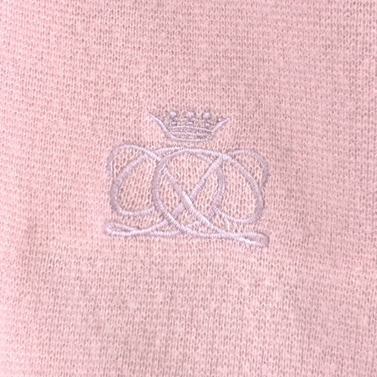 美品 ドゥロワー カシミヤウール ニットカーディガン ピンク DRAWER(ドゥロワー)の「Drawer 7GカシミヤVネックカーディガン」 - PARTE