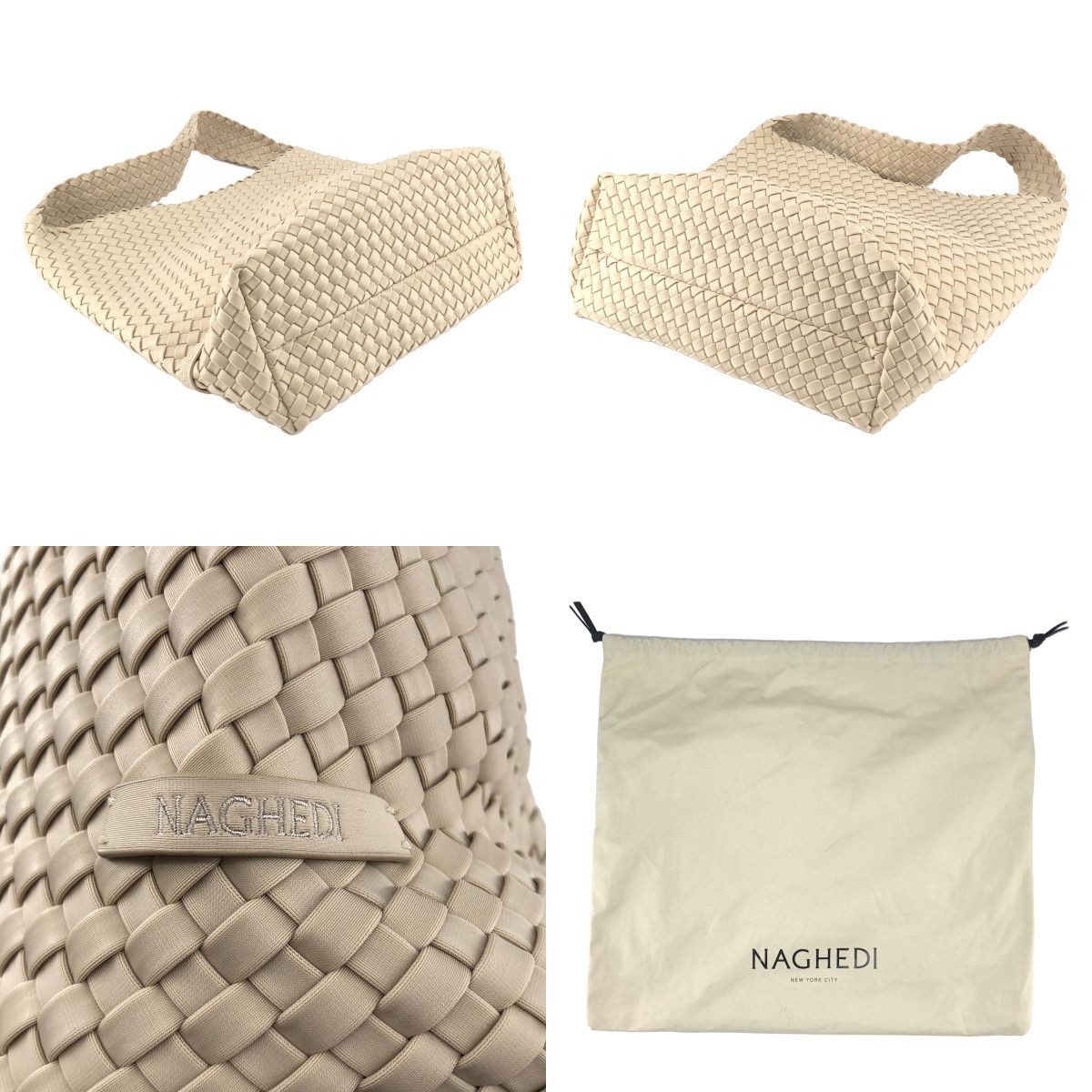美品】 NAGHEDI / ナゲディ | Nomad Medium Hobo / ロゴ メッシュ