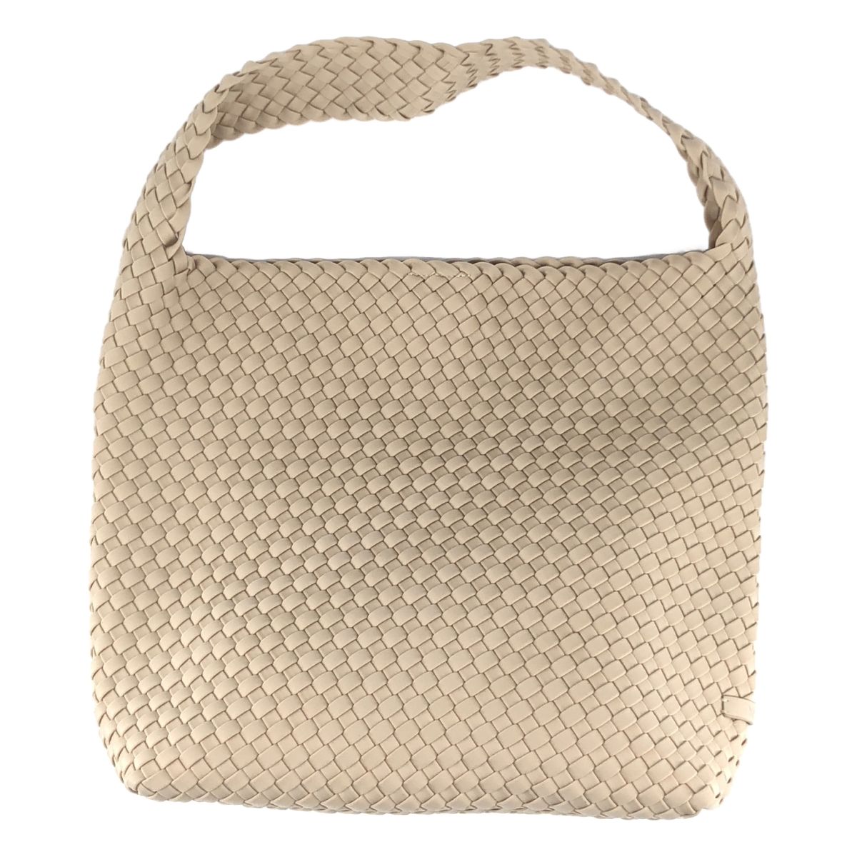 【美品】  NAGHEDI / ナゲディ | Nomad Medium Hobo / ロゴ メッシュ ショルダーバッグ | ECRU | レディース 美品】 NAGHEDI / ナゲディ | Nomad Medium Hobo / ロゴ メッシュ