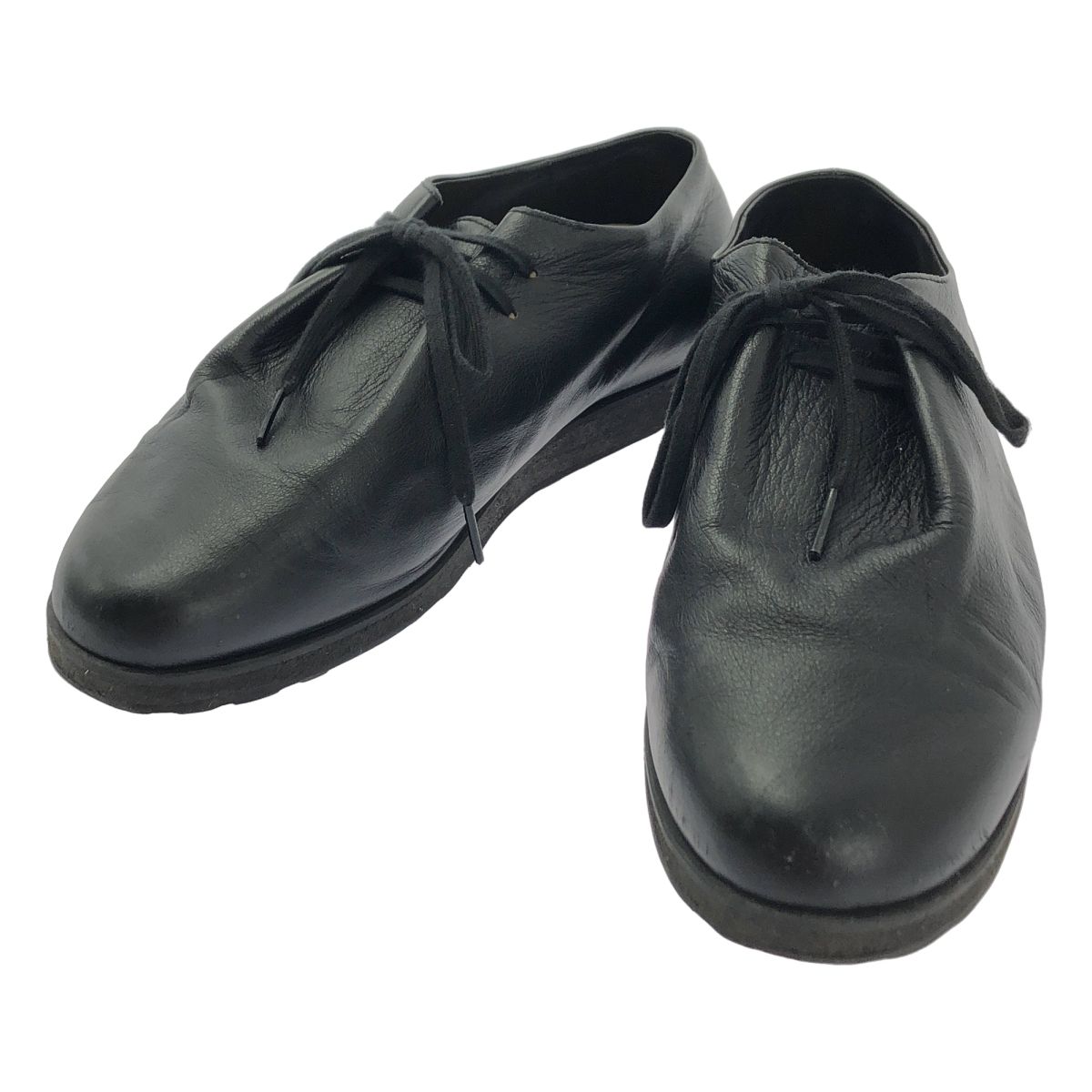 PETROSOLAUM / ペテロオラウム | Drawstring Shoes レザー ドローストリングシューズ | 39 | ブラック | メンズ PETROSOLAUM / ペテロオラウム | Drawstring Shoes レザー ドロー