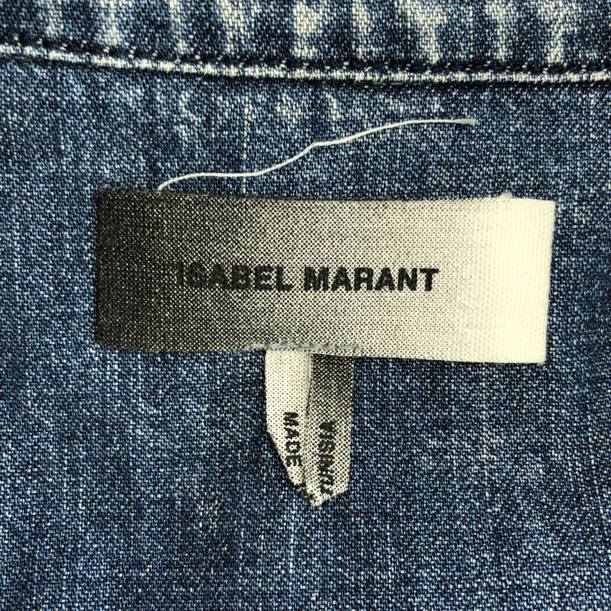 ISABEL MARANT デニムシャツ　ブラック　新品タグ付　plan c ISABEL MARANT / イザベルマラン | コットン デニムシャツ | XL
