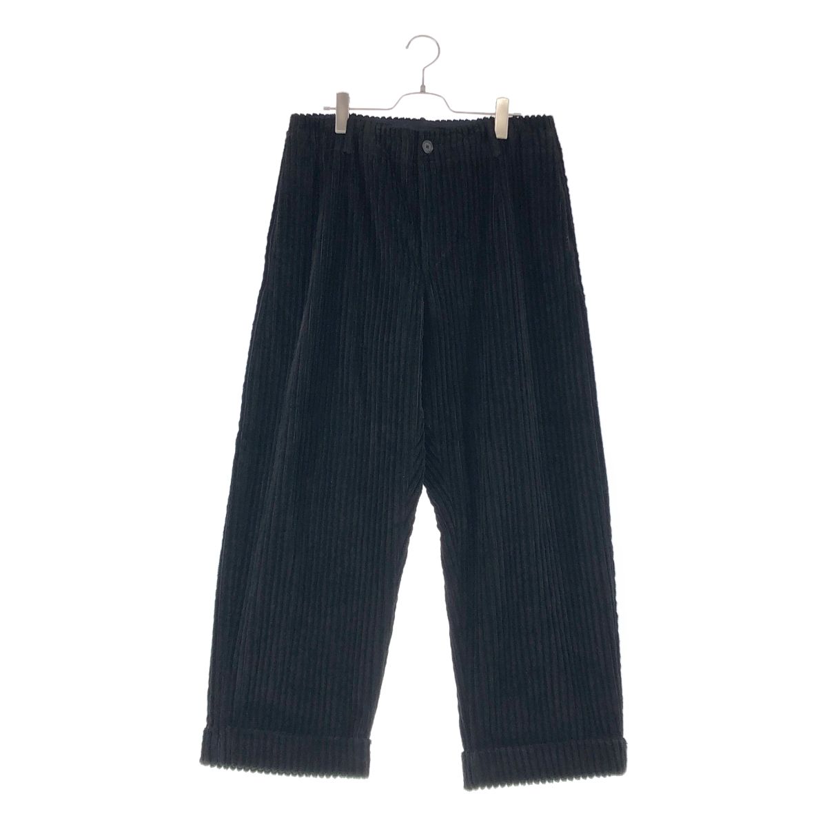 TOOGOOD / トゥーグッド | the tracer corduroy trouser / 太畝 コーデュロイ ワイド トラウザーズ パンツ | 31 | ブラック | メンズ TOOGOOD / トゥーグッド | the tracer corduroy trouser / 太畝