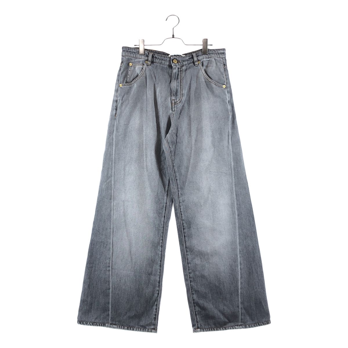 Deuxieme Classe / ドゥーズィエムクラス | 2025AW | DARKPARK/ダークパーク IRIS PAPER BAG DENIM ワイドデニムパンツ | グレー | メンズ Deuxieme Classe / ドゥーズィエムクラス | 2025AW | DARKPARK/ダーク