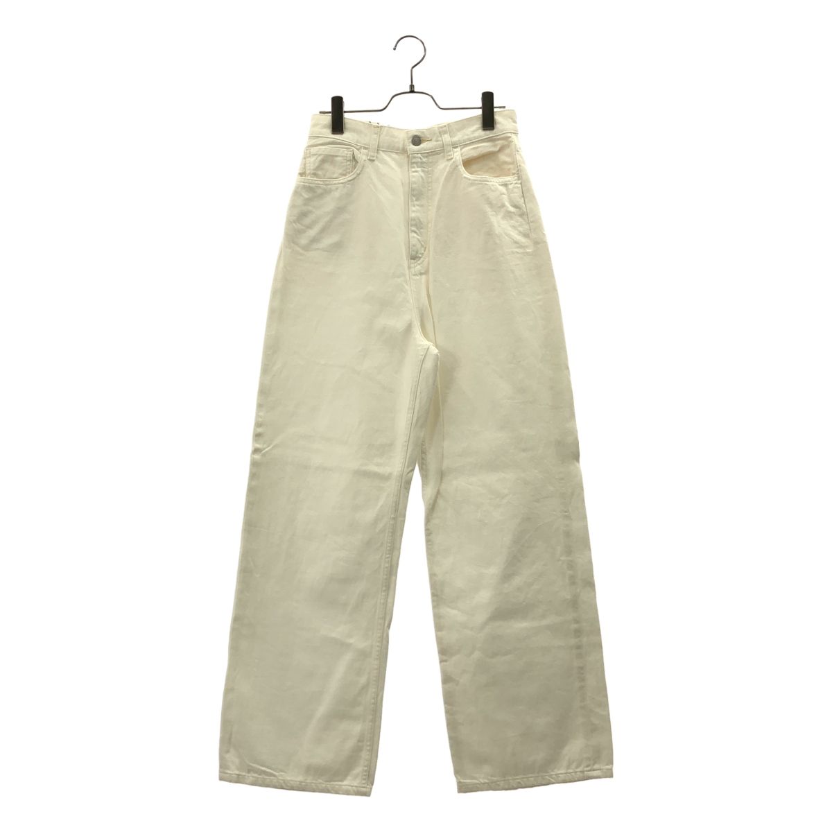 新品　ロンハーマンヴィンテージ　オーガニックコットンデニムパンツ　白　26 R.H.VINTAGE / ロンハーマンヴィンテージ | ロゴパッチ オーガニック