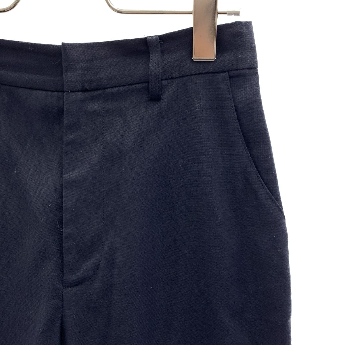 SOEJU / ソージュ | センタープレス ストレートパンツ | M | ネイビー