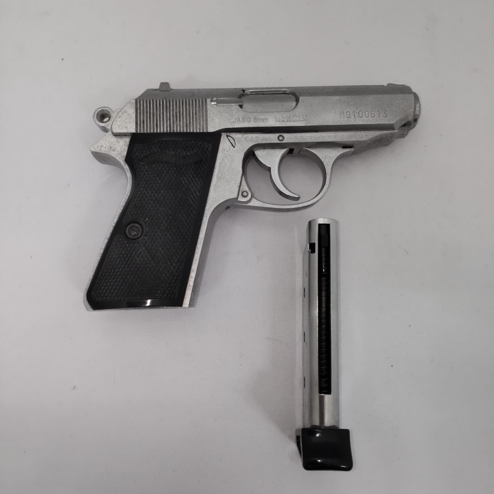 中古ガスガン】マルゼン ワルサーPPK/S シルバー - メルカリ