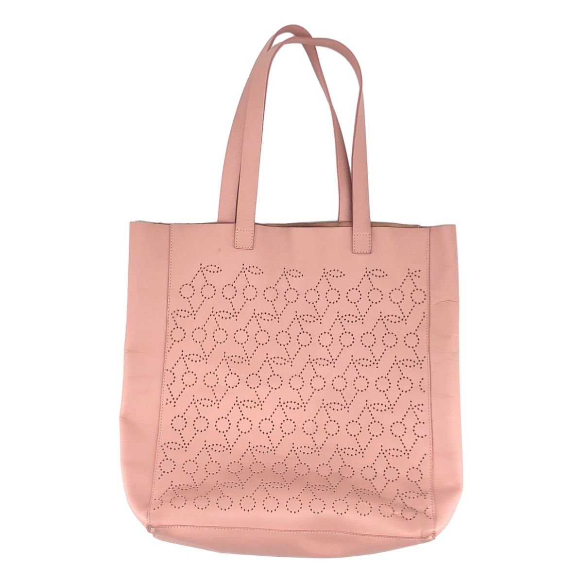 Bonpoint / ボンポワン | パンチングチェリー レザートートバッグ