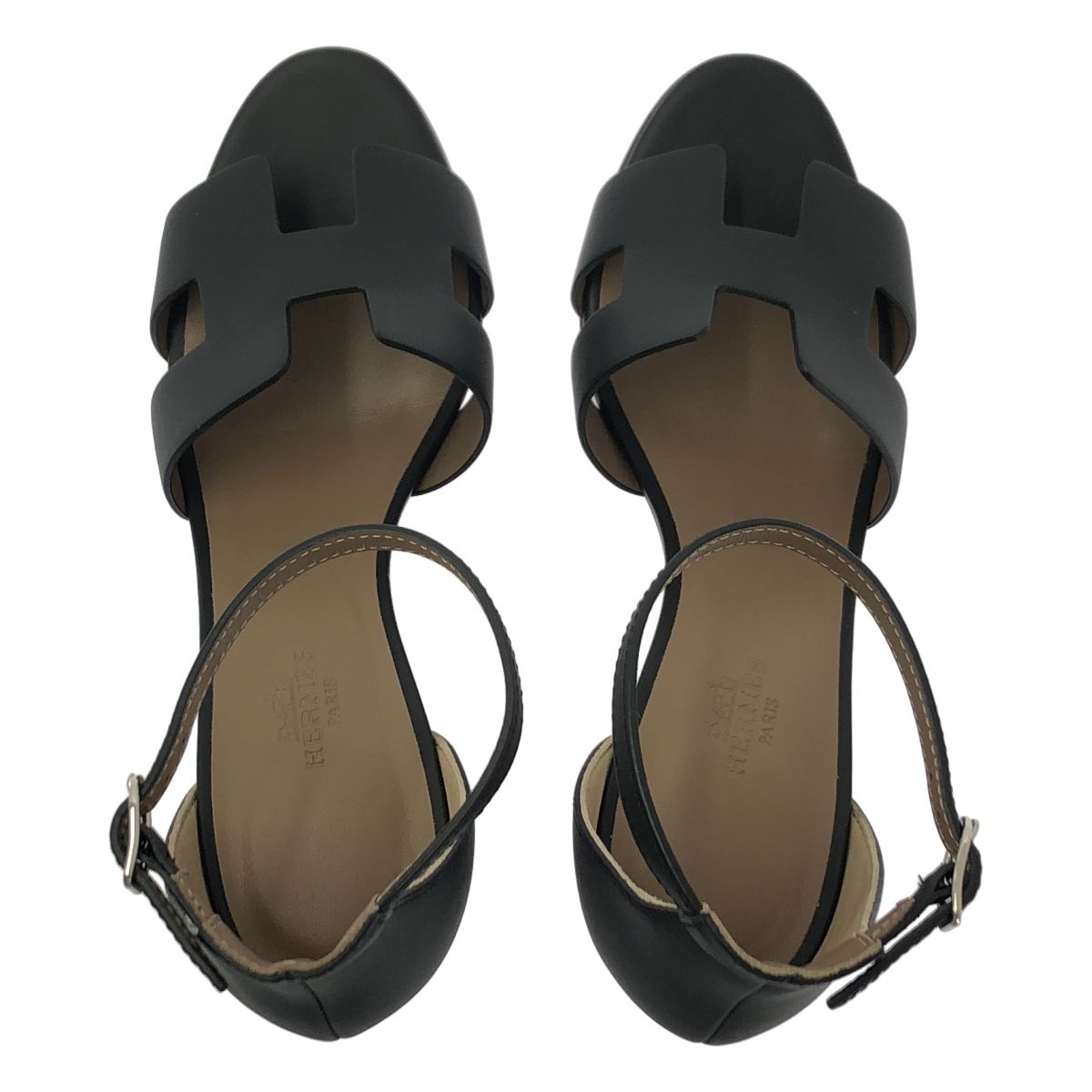 美品】 HERMES / エルメス | レジェンド レザー ストラップ サンダル