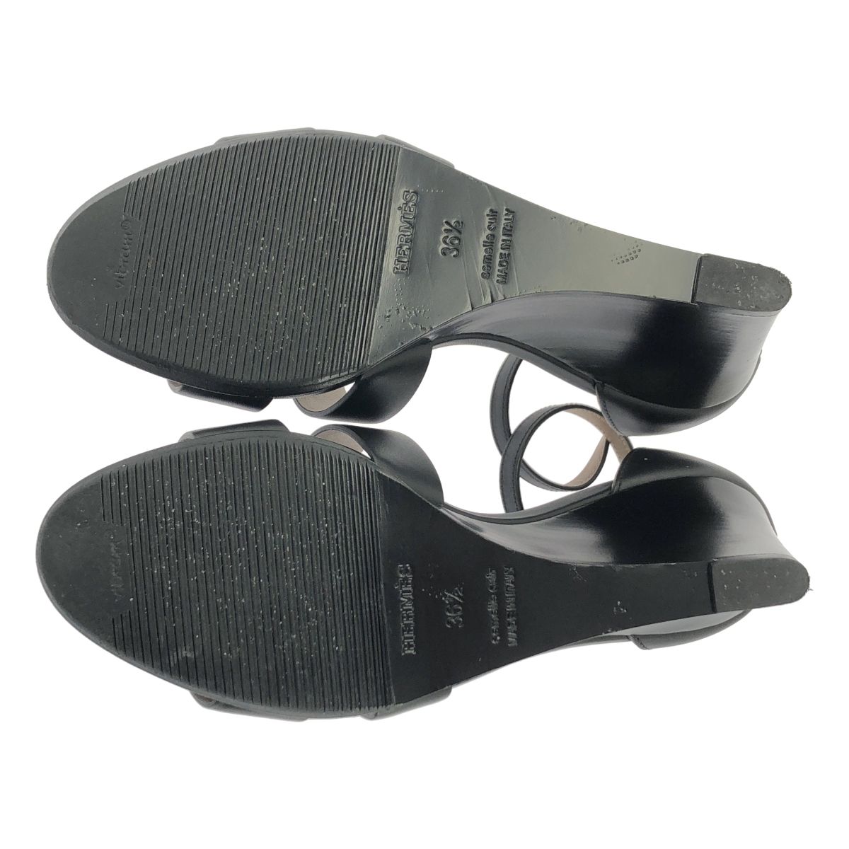 美品】 HERMES / エルメス | レジェンド レザー ストラップ サンダル