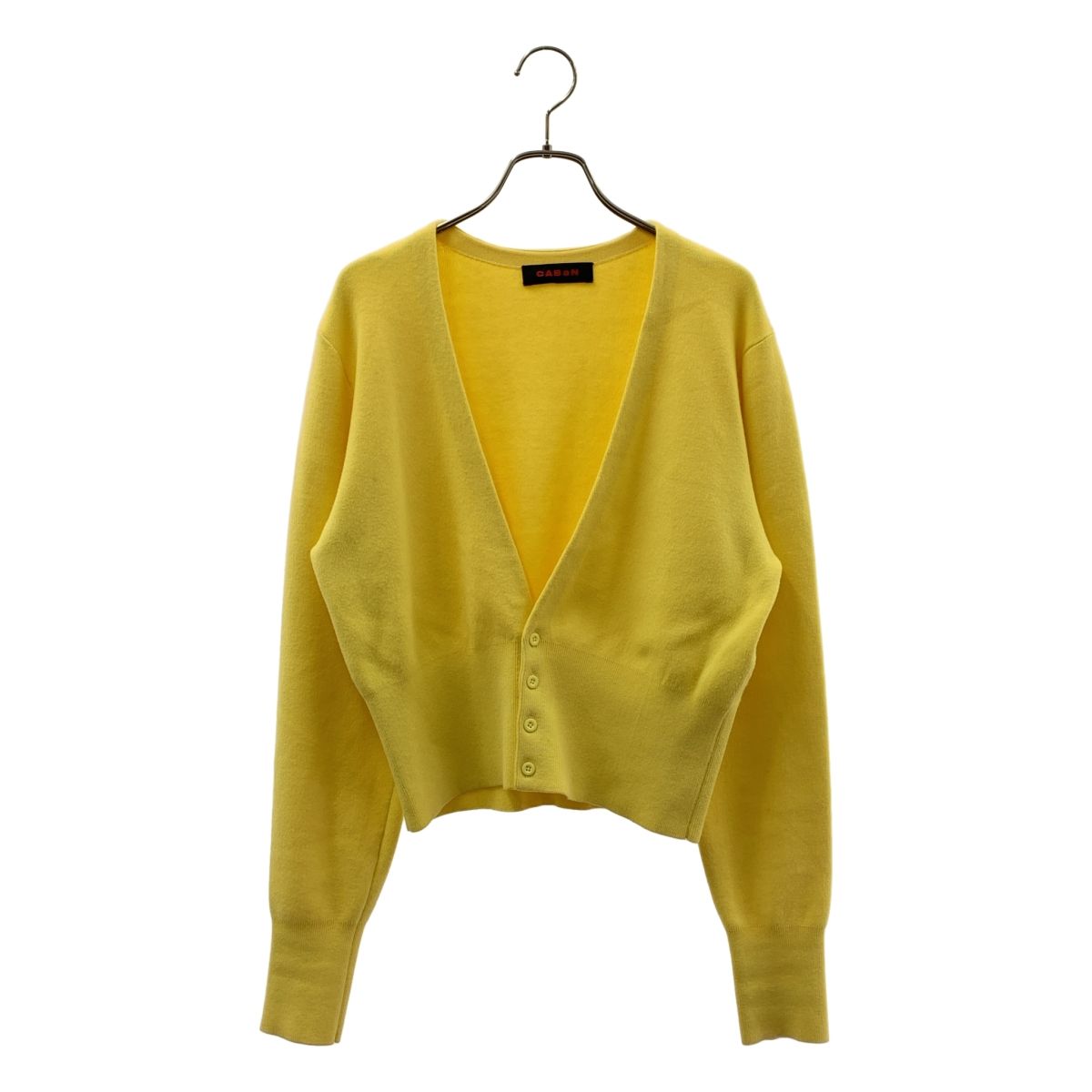 CABaN / キャバン | コットン カシミヤ Vネック カーディガン | F