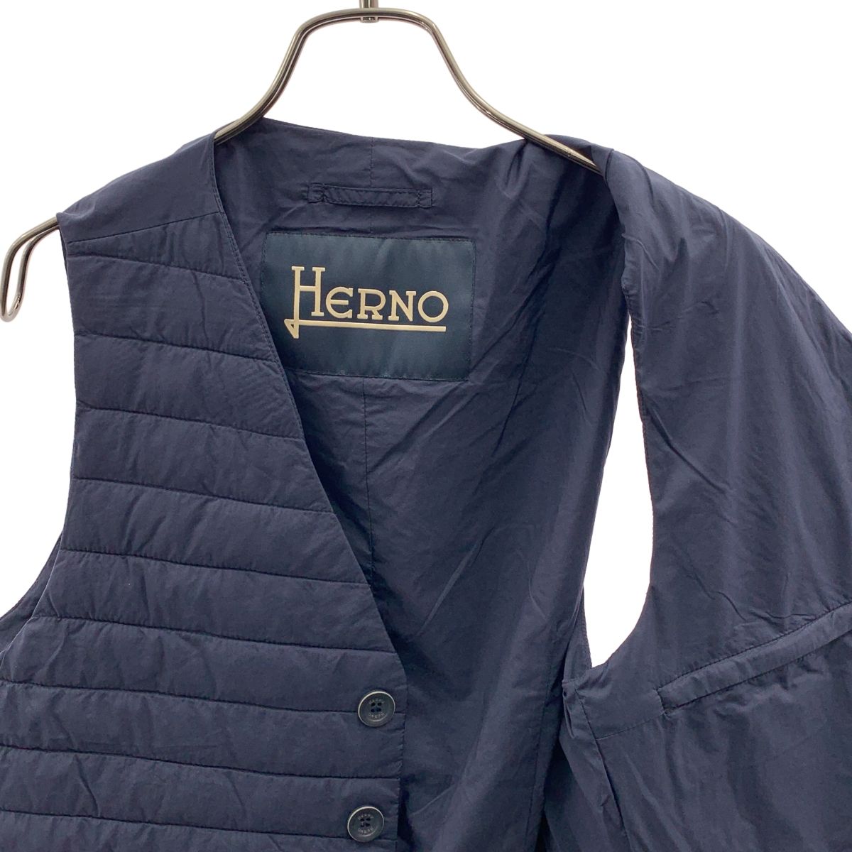 HERNO / ヘルノ | IN-TECH ナイロン インナー ダウンベスト | 46