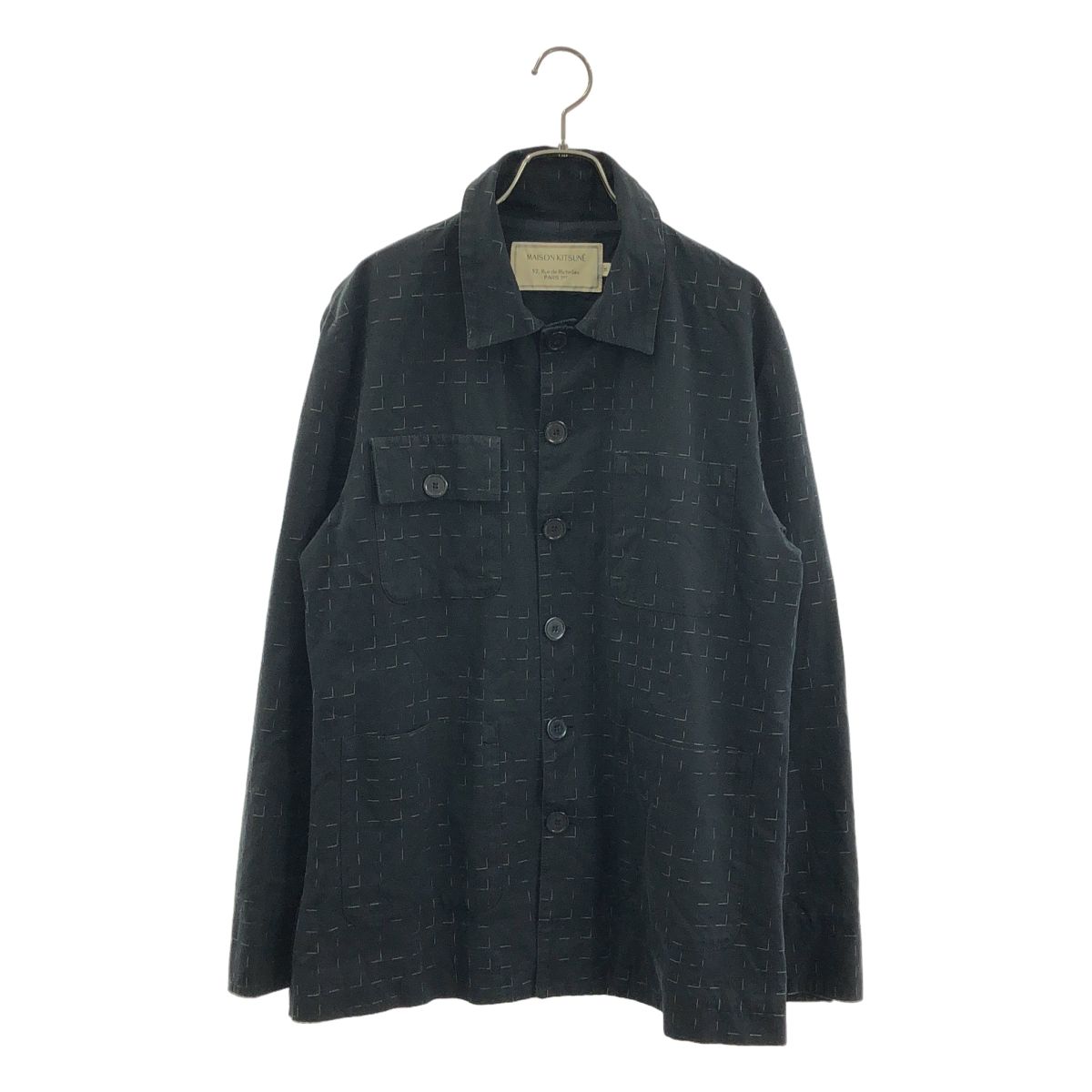 MAISON KITSUNE / メゾンキツネ | コットン 総柄 カバーオール MAISON KITSUNE / メゾンキツネ | コットン 総柄 カバーオール
