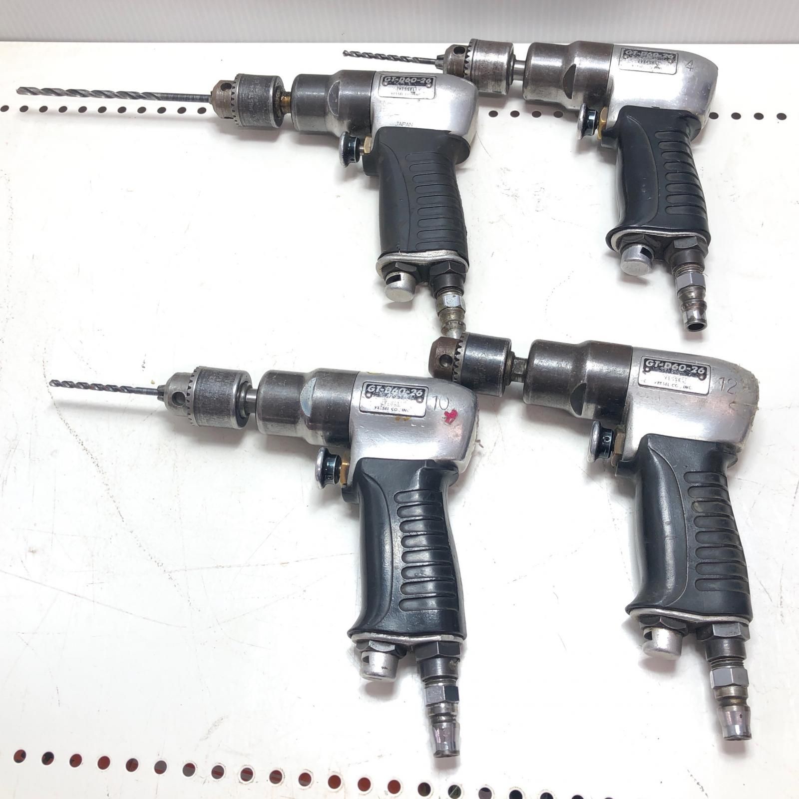 VESSEL ベッセル 品 エアドリル 4点セット GT D 60 26