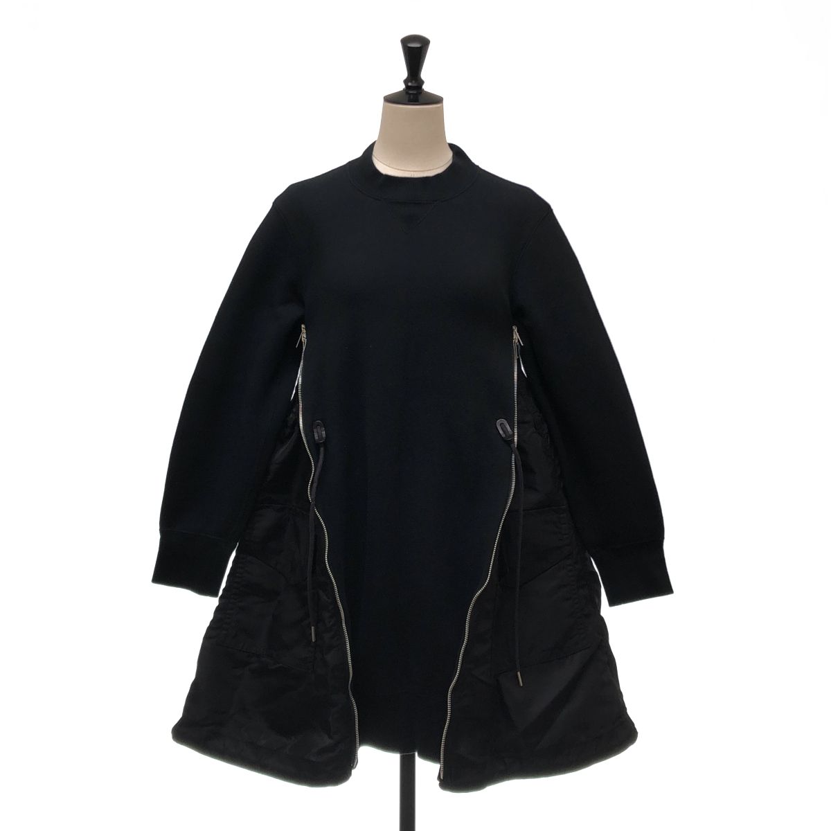 sacai / サカイ | 2023AW | Pre Sponge Sweat × Ma-1 Dress コットン