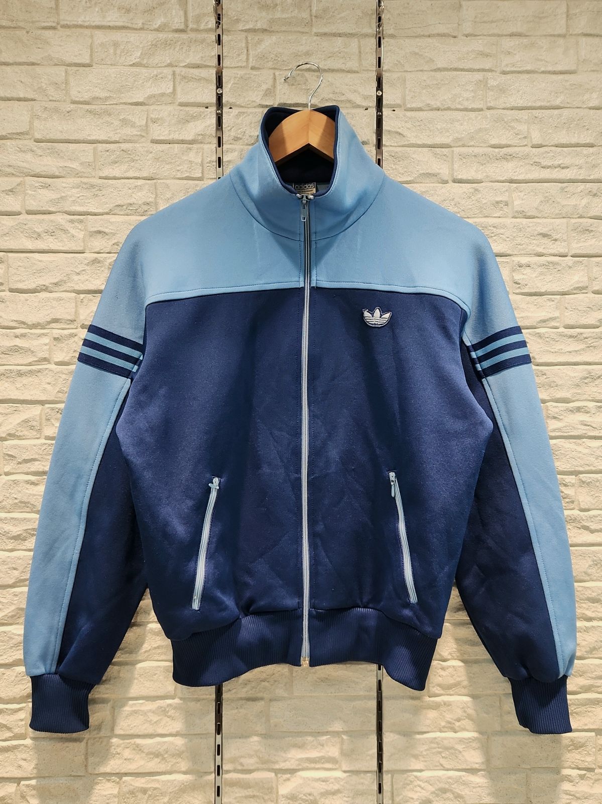 70s adidas アディダス トラックジャケット デサント製 トレフォイル