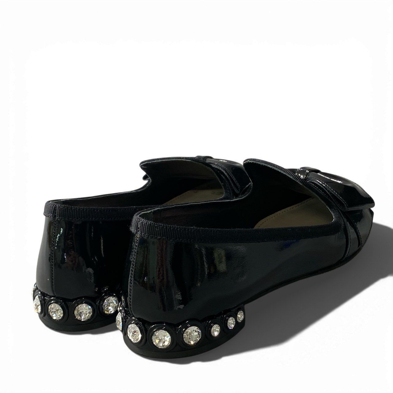 miumiu パンプス フラッシューズ エナメル ブラック 表記41 1/2 miumiu パンプス フラッシューズ エナメル ブラック 表記41 1/2 miumiu