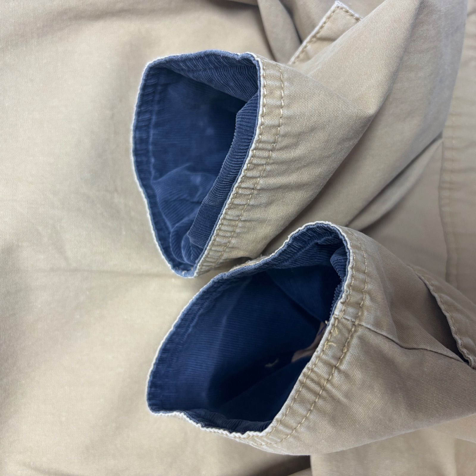 名作】90s J.CREW 巨人タグ ハンティングジャケット 襟コーデュロイ 