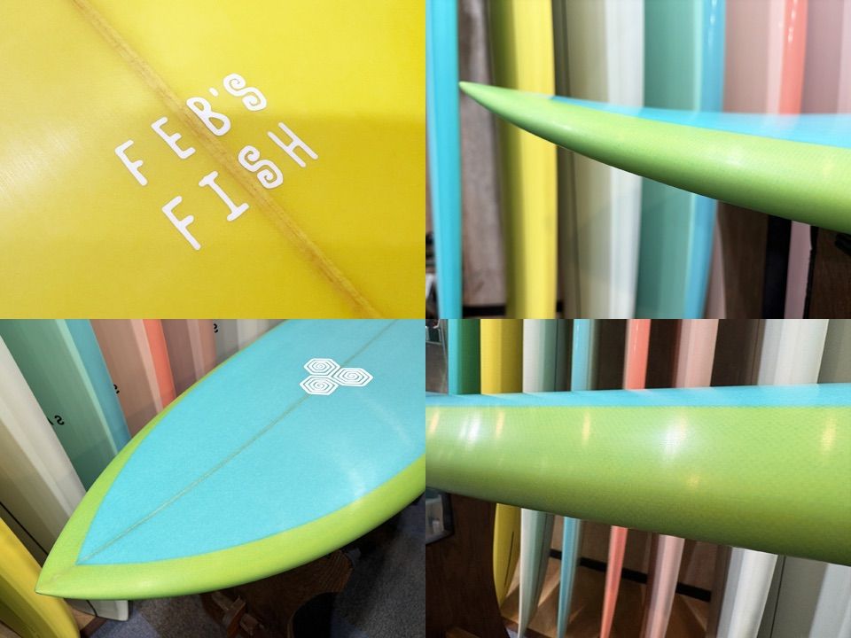 限定カラー ティント ターコイズ・ライム FEB'S FISH 5'5