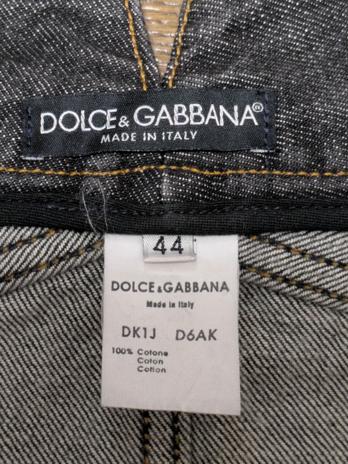 D&Gドルチェ&ガッバーナ　チロリアン刺繍デニムスカート D&Gドルチェ&ガッバーナ チロリアン刺繍デニムスカート