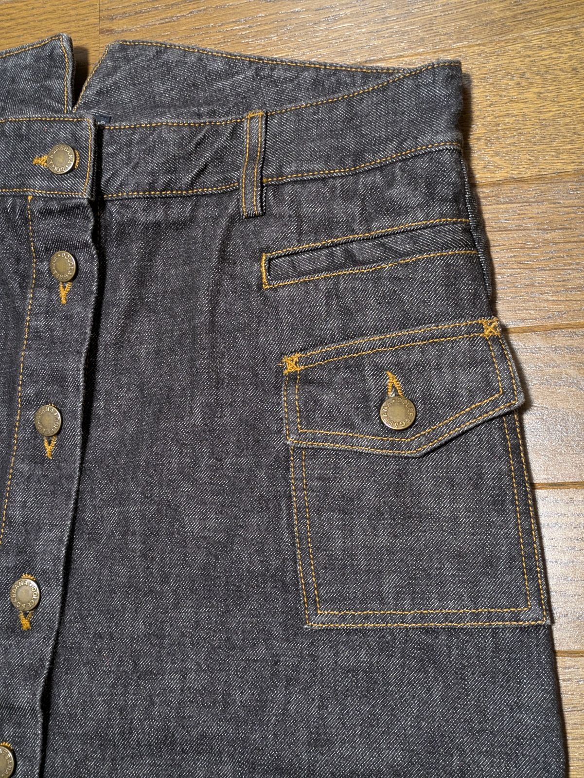 DOLCE&GABBANA ドルチェ＆ガッバーナ デニムスカート 44 L相当