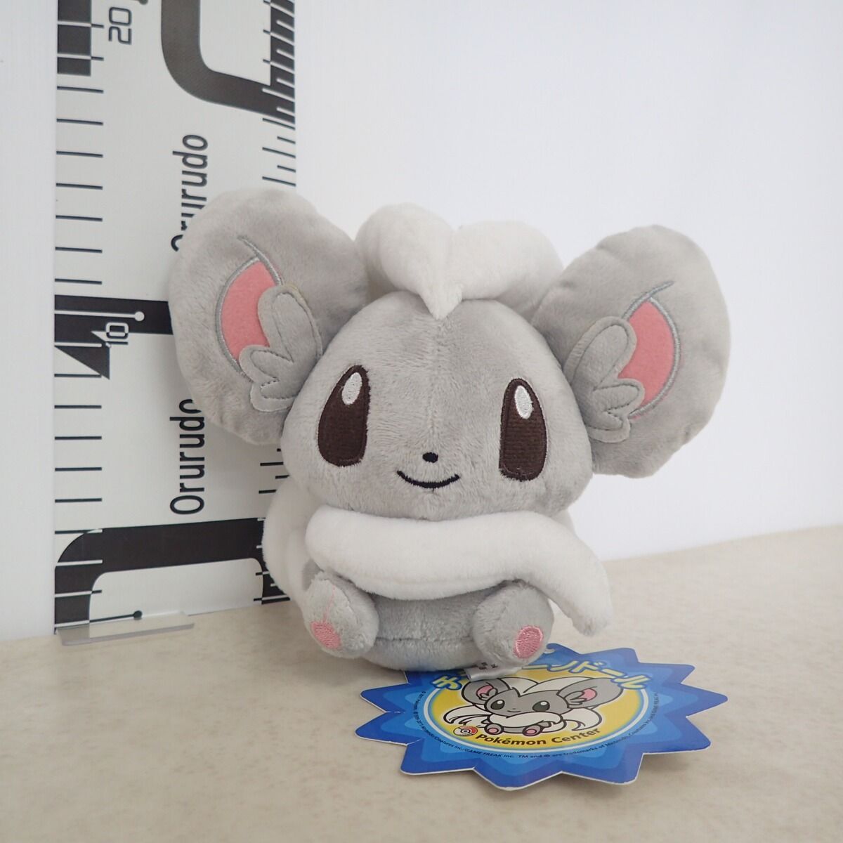 ポケモンセンター　チラチーノドール　ぬいぐるみ　2011年製 ポケモンセンター チラチーノドール 2011年 ぬいぐるみ ポケドール 紙