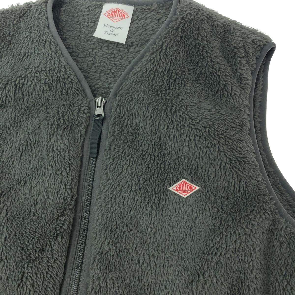 Danton ダントン ハイパイルボアフリースベスト サイズ:38 ジップ