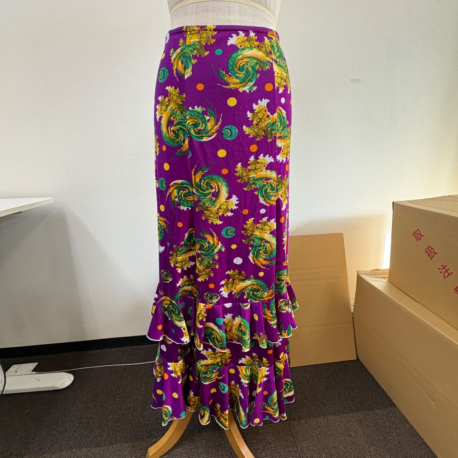 フラメンコ衣装 セットアップ ツーピース スカート ファルダ ファルダ