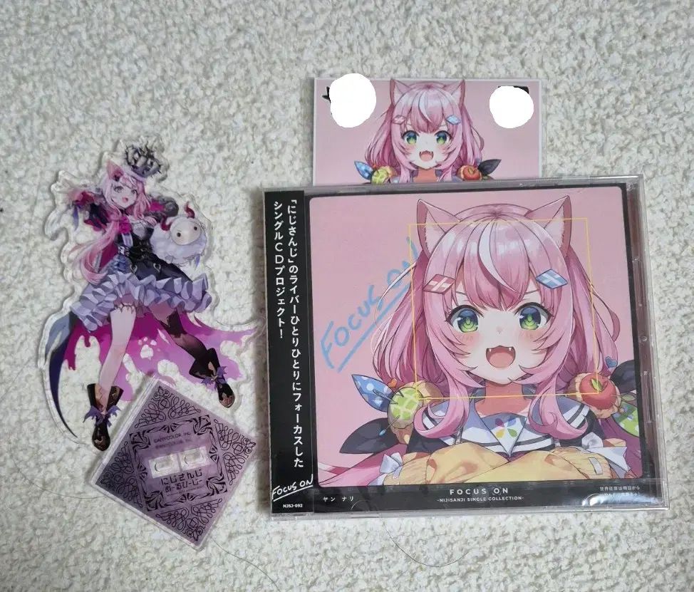 にじさんじ ヤンナリ Focus On CD アクリルスタンド 特典ミニ缶