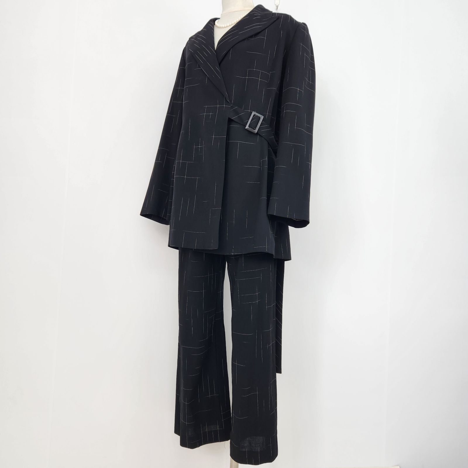 KENZO レトロ ウール プリーツ セットアップ KENZO レトロ ウール プリーツ セットアップ