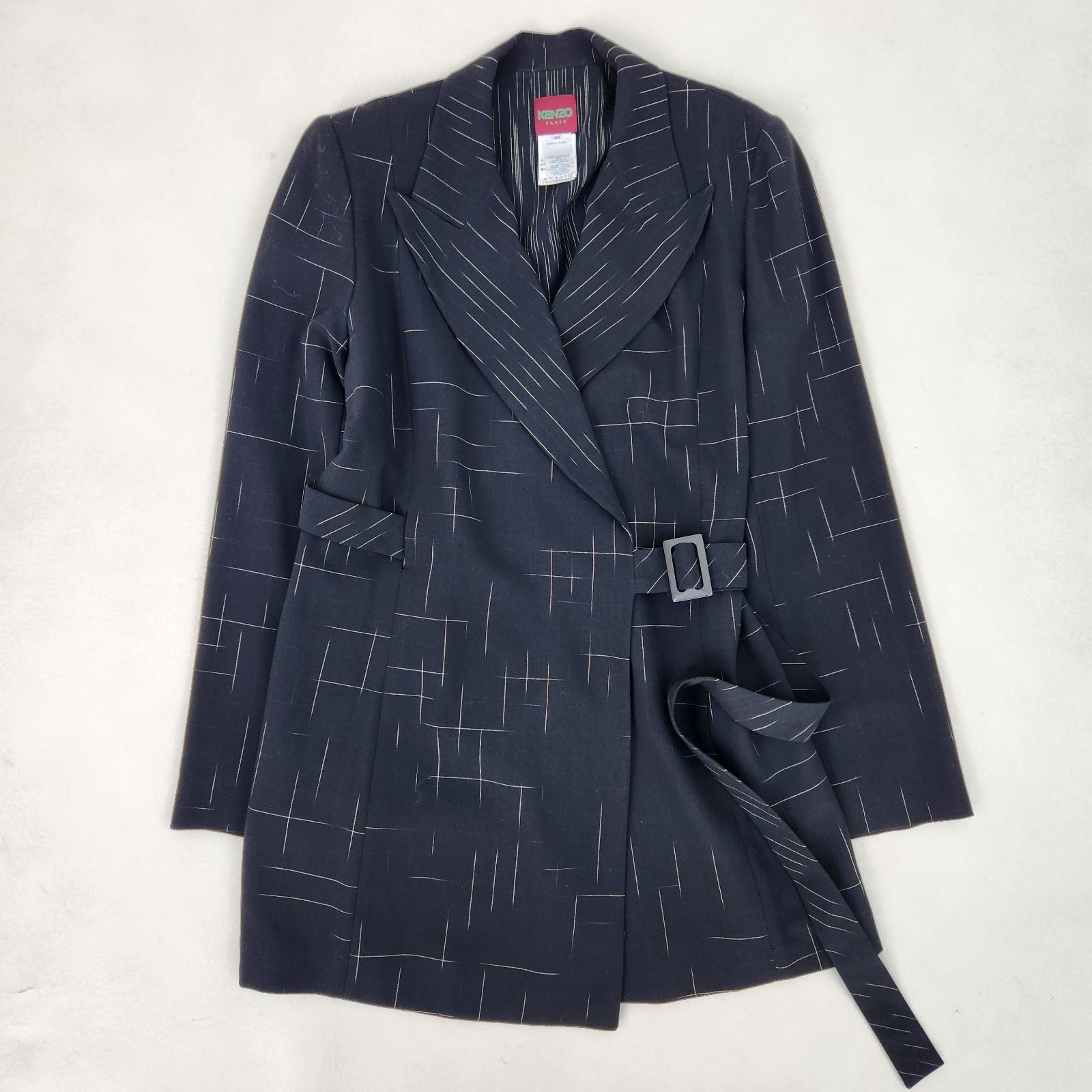 KENZO レトロ ウール プリーツ セットアップ KENZO レトロ ウール プリーツ セットアップ