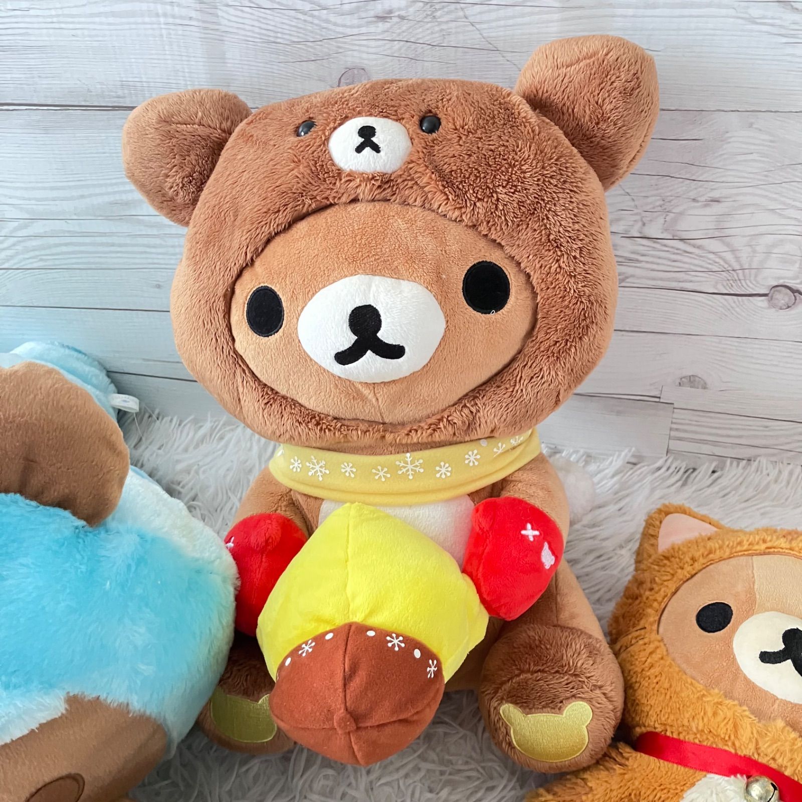  リラックマ ぬいぐるみ 9点セット 大量まとめ売り 着ぐるみ 帽子 コリラックマ グッズ キイロイトリ 平成 サンエックス 9 ぬいぐるみ マスコット キャラクターグッズ